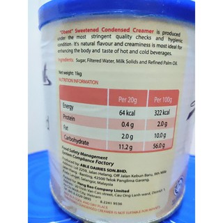 SỮA ĐẶC DBENT CÓ ĐƯỜNG 1KG DATE XA