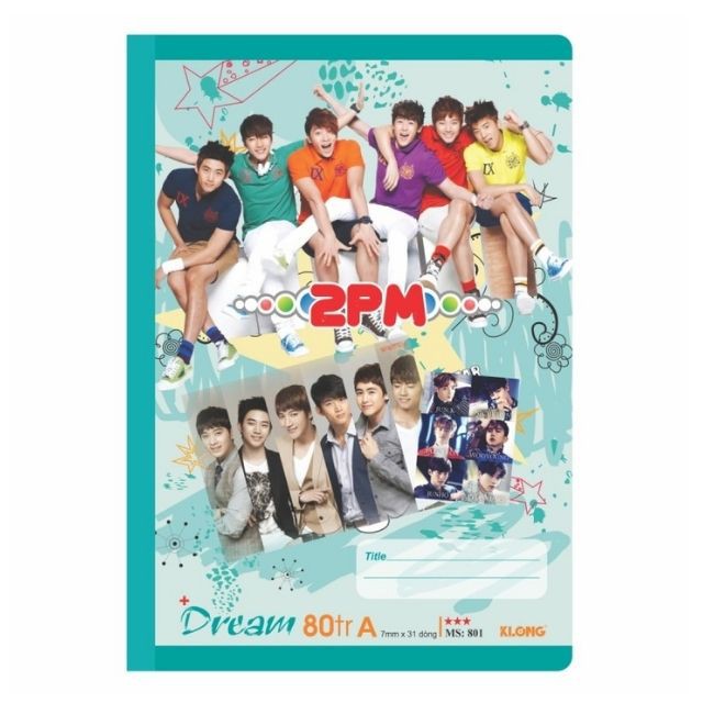 Vở Kẻ Ngang Klong B5 80 Trang Highschool Dream Mã số 801M