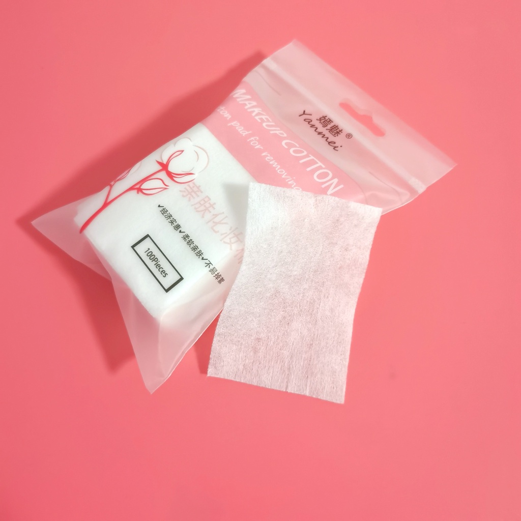 [Hộp 50/100 miếng] Bông tẩy trang du lịch mini  - Bông tẩy trang bỏ túi tiện dụng DUASHOP