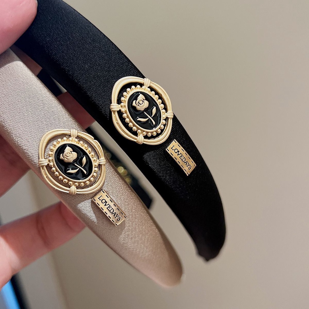 Băng Đô Cài Tóc Hình Hoa Hồng Nổi Tiếng Thời Trang Thu Đông Cho Nữ