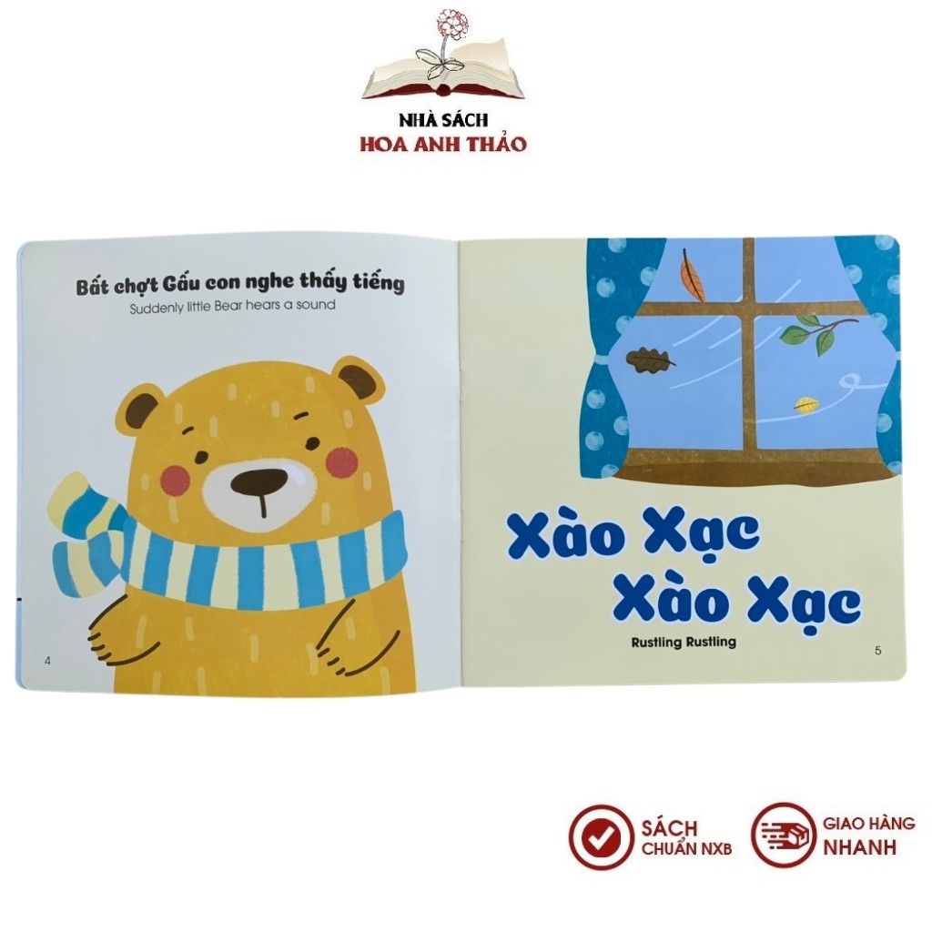 Sách - Ehon âm thanh cho bé song ngữ Việt Anh (bộ 5 cuốn)