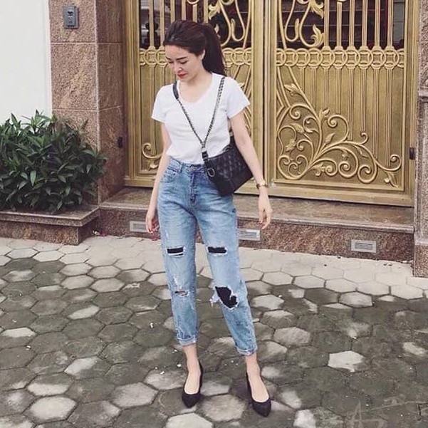 Áo Cổ Tim GAP Siêu Hót Hít CC915 | BigBuy360 - bigbuy360.vn