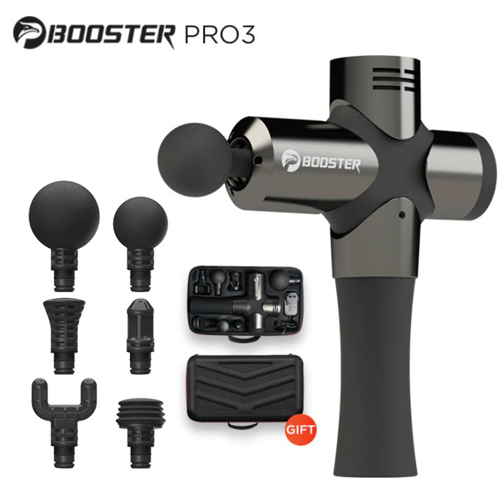 Booster PRO 3 - Massage gun máy massage chuyên nghiệp Mỹ công suất Max 126W - Dòng cao cấp - BẢO HÀNH CHÍNH HÃNG