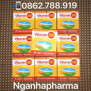 ❇️ Sản phẩm này không phải là thuốc ❇️ Vitamin 3B Phúc Vinh Hộp 100 viên