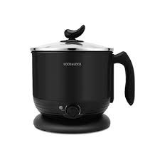 Nồi điện đa năng LocknLock Multi Pot 1.2L EJP316BLK, 220V, 50Hz, 600W – Màu đen (hàng chính hãng)