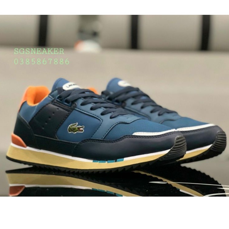 Giày Lacoste Blue Nam  AUTHENTIC SHOES - Chính Hãng - FullBox