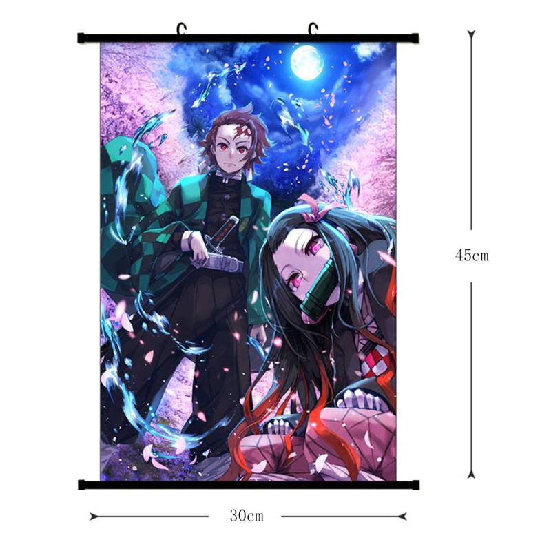 Áp phích Trang trí nội thất hình Anime xinh xắn