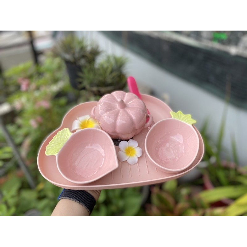 Khay Ăn Dặm Hình Đám Mây Đựng Bát Ăn Dặm Tiện Dụng Ngộ Ngĩnh Cho Bé Yêu