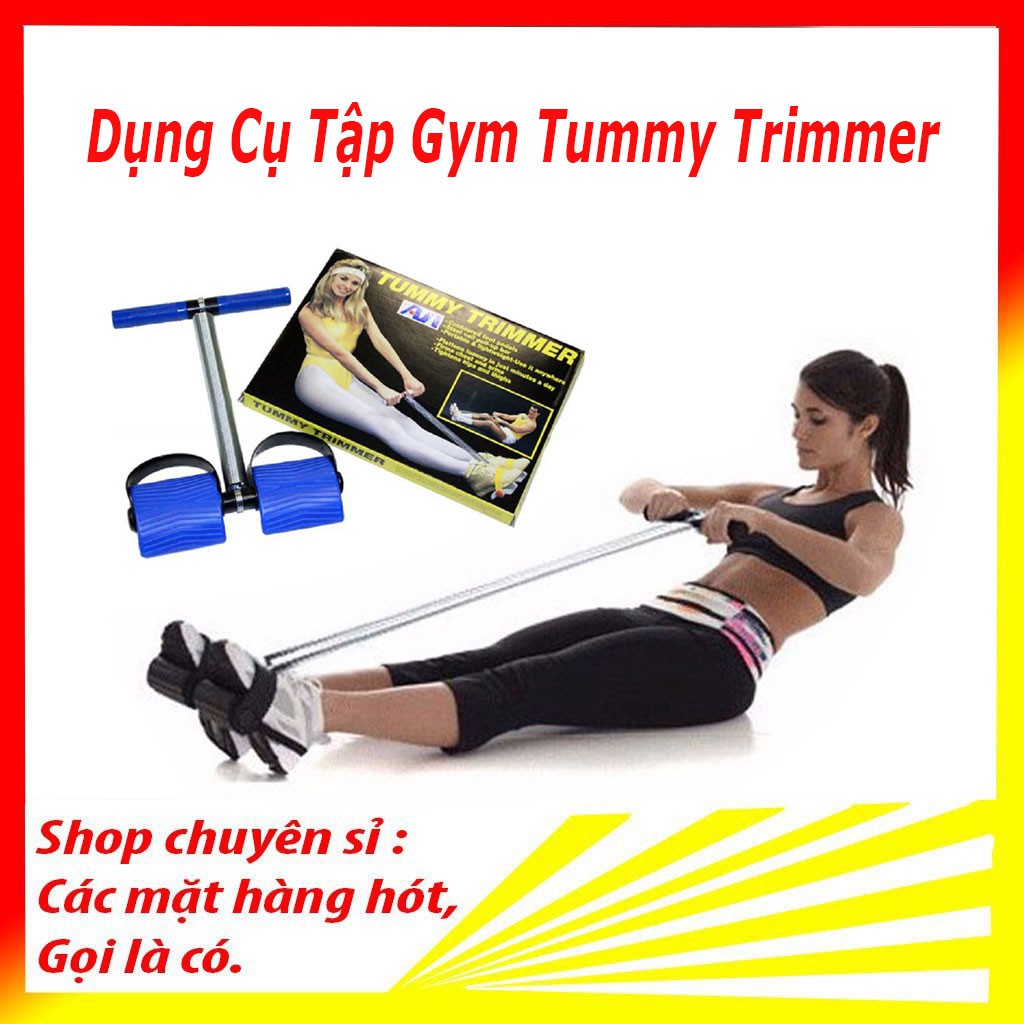 Dây kéo tập gym, Dây tập thể dục, tập cơ bụng thông minh điều chỉnh lực kéo Tummy Trimmer