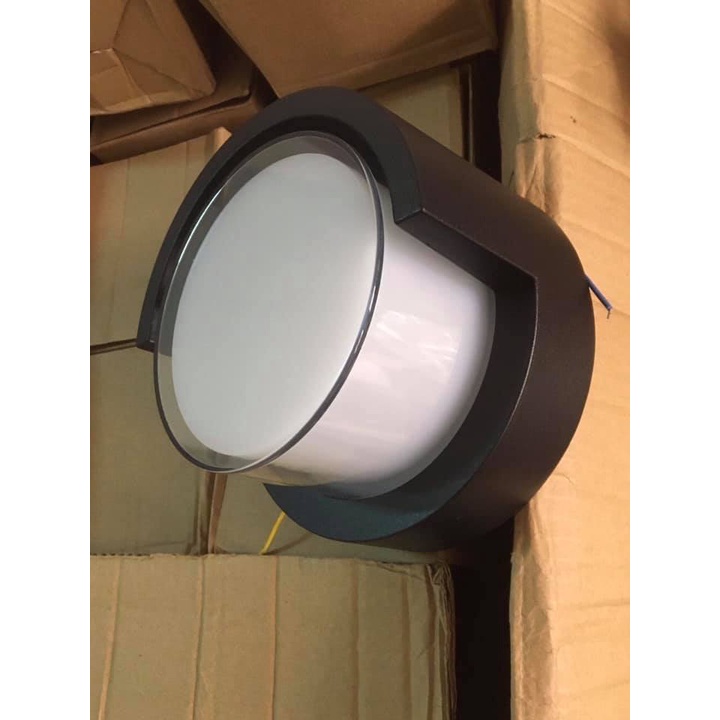 Đèn hắt tường led hộp vuông hoặc tròn, đèn ngoài trời bảo hành 1 năm
