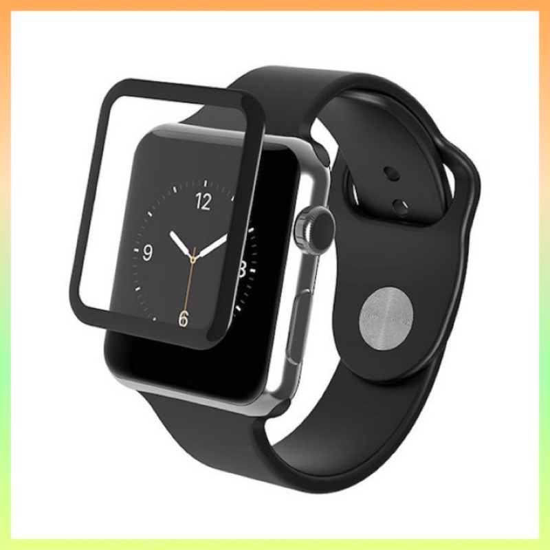 Kính Cường Lực Apple Watch 38mm 40mm 42mm 44m Full keo bảo vệ màn hình Cong 9H