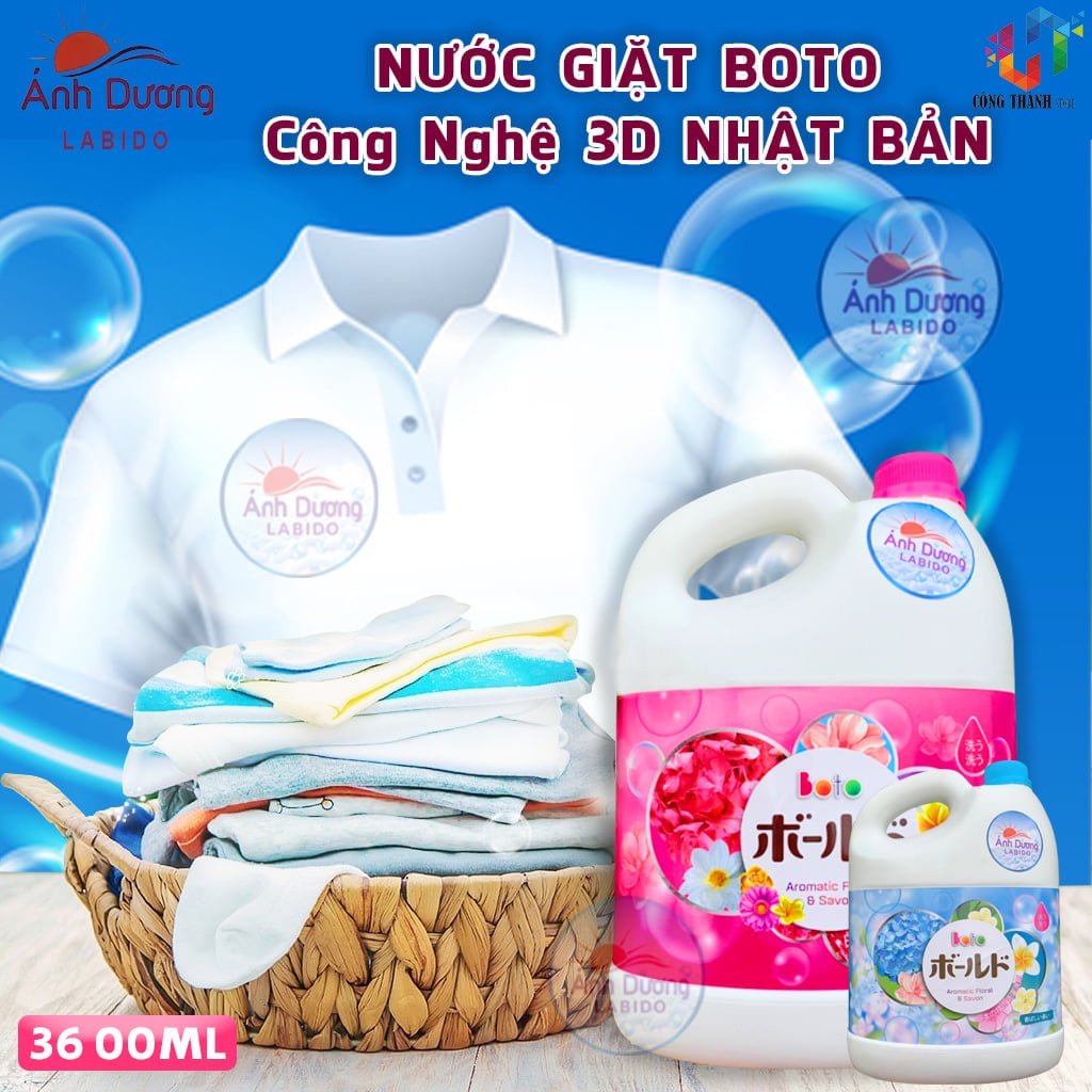 NƯỚC GIẶT BOTO NHẬT BẢN 3.6ML Chính Hãng LABIDO Ánh Dương