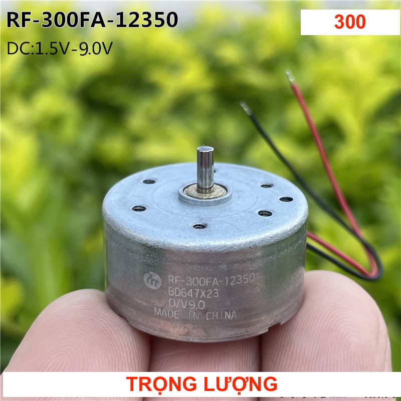 2 motor mini loại tốt của Minebea 300 mã RF-300 điện áp 3v - 6v chạy êm tốc độ 5000 - 8100 RPM chế quạt chạy êm - LK0224