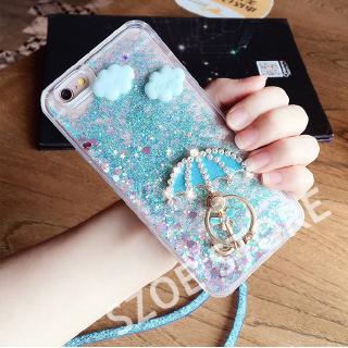 Ốp lưng điện thoại hình cây dù lấp lánh dành cho Samsung J8 J7 J6 J4 J3 J6plus J4plus J7Prime J5Prime J2Prime