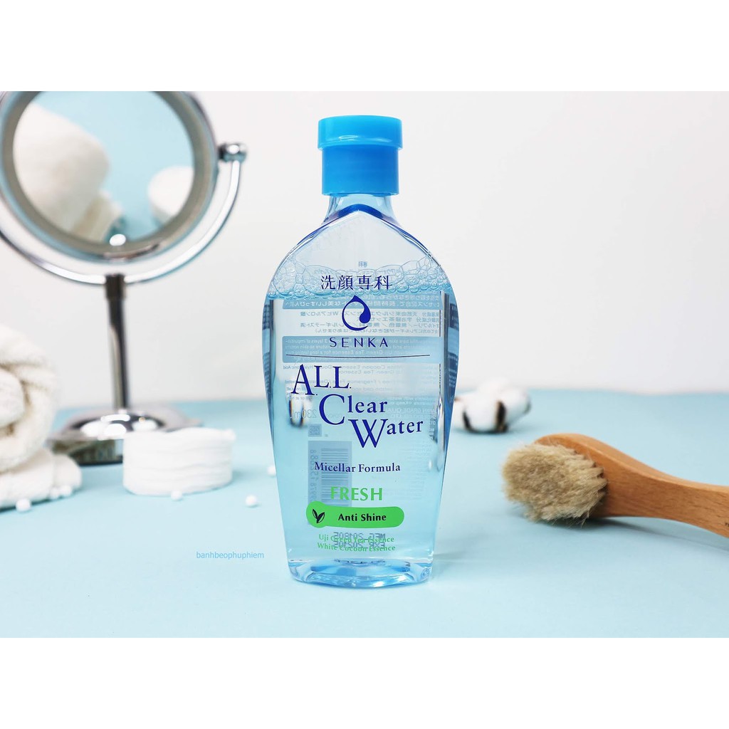 Nước tẩy trang dưỡng trắng Senka All Clear Water Micellar Formula White 230ml