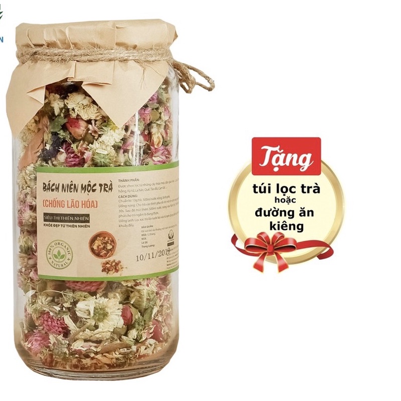 Bách Niên Mộc Trà - Trà chống lão hóa thương hiệu Mộc Sắc