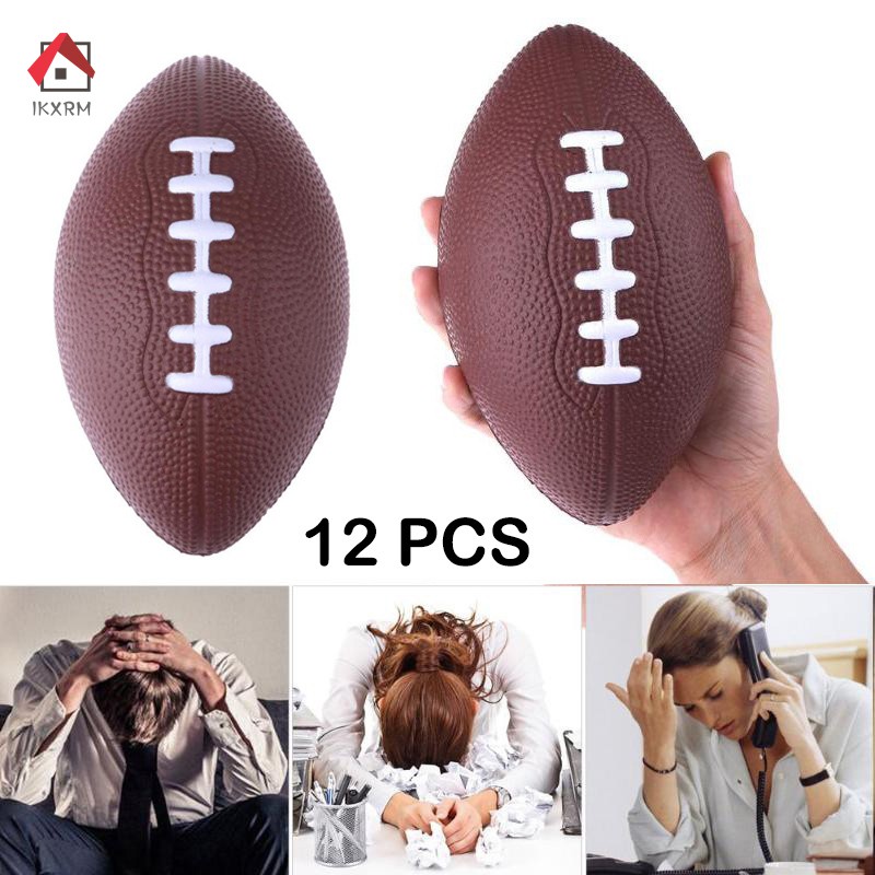 IKXRM Anti-stress Soccer Squeezes Ball Toys Fidget Toys Relaxation Gadgets Carnival Prizes for Stress Relief