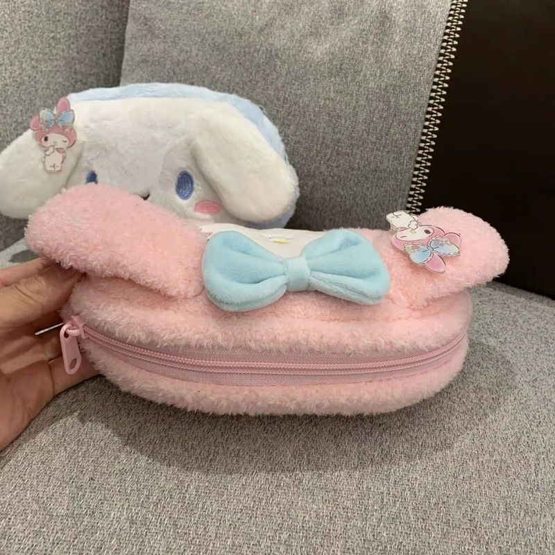 Bóp viết lông cỡ lớn với các nhân vật Cinnamoroll Kuromi Melody Kirby siêu dễ thương