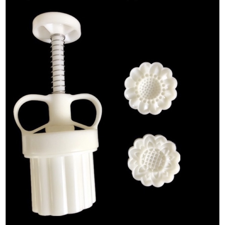 khuôn bánh trung thu 50gam 2 mặt hoa