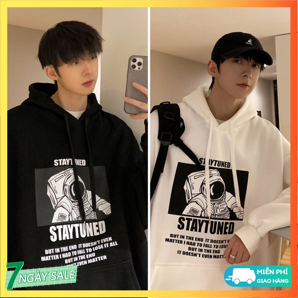 Áo Hoodie nam nữ phong cách ovesize nỉ siêu đẹp vải dày from rộng Unisex | BigBuy360 - bigbuy360.vn