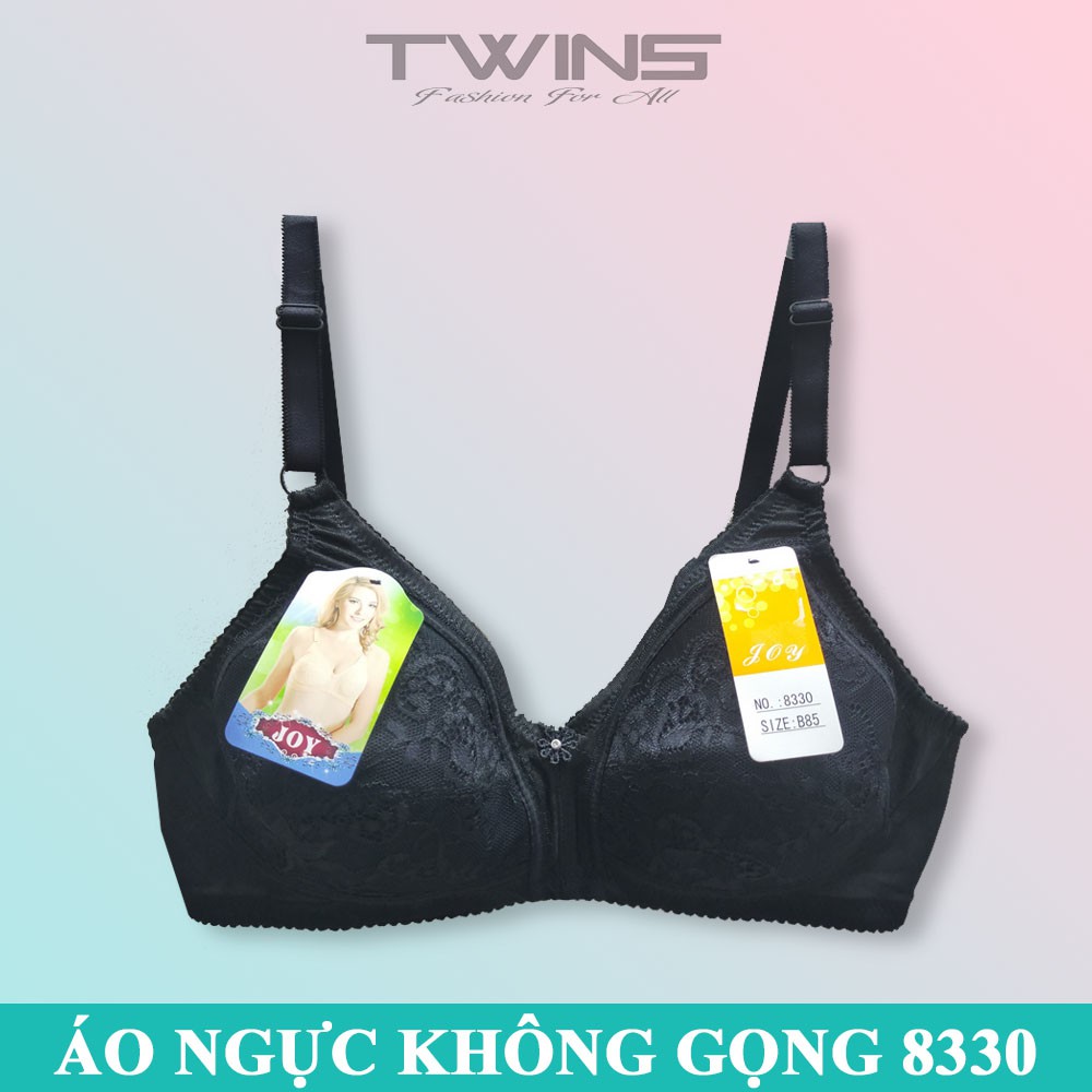 Áo ngực không gọng nữ ren bigsize Joy 8330 mút mỏng nguyên ngực size 36-38-40-42-44 cúp B