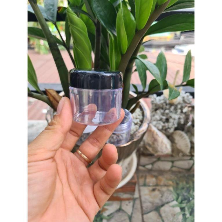 Hủ Đựng Kem ❤ GIÁ TỐT NHẤT ❤ Hủ nhựa trong 30g,50g có lót chiết mỹ phẩm , phụ kiện du lịch