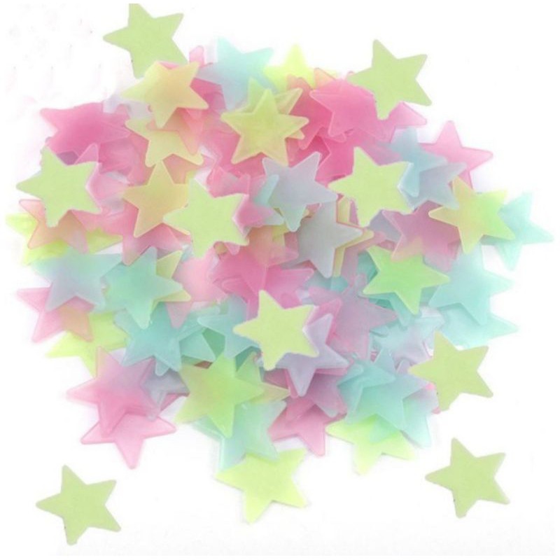 Túi 100 sao dạ quang phát sáng ban đêm