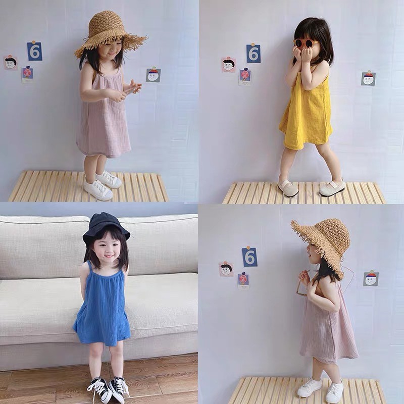 Đầm vải đũi siêu mát ngày hè
