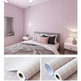1m x 45cm rộng Giấy dán tường ( có sẵn keo ) - Ô VUÔNG HIỆN ĐẠI VV899
