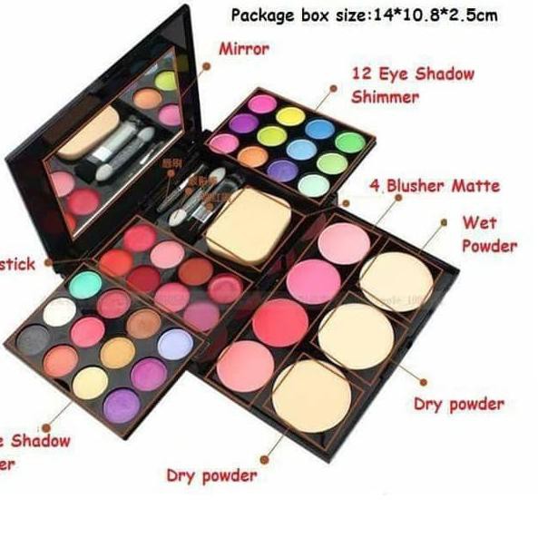 (hàng Mới Về) Bảng Phấn Trang Điểm 24 Màu Sắc (vdd-655) Ads