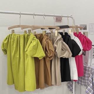 áo váy trễ vai xinh( ảnh thật lant clothing)