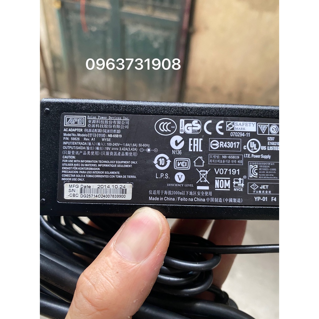 Cục nguồn máy chiếu Z3 Z6 Z6X MOVIN01X XE08F XH05L XH06L HKA06519034-6 19V hàng cao cấp