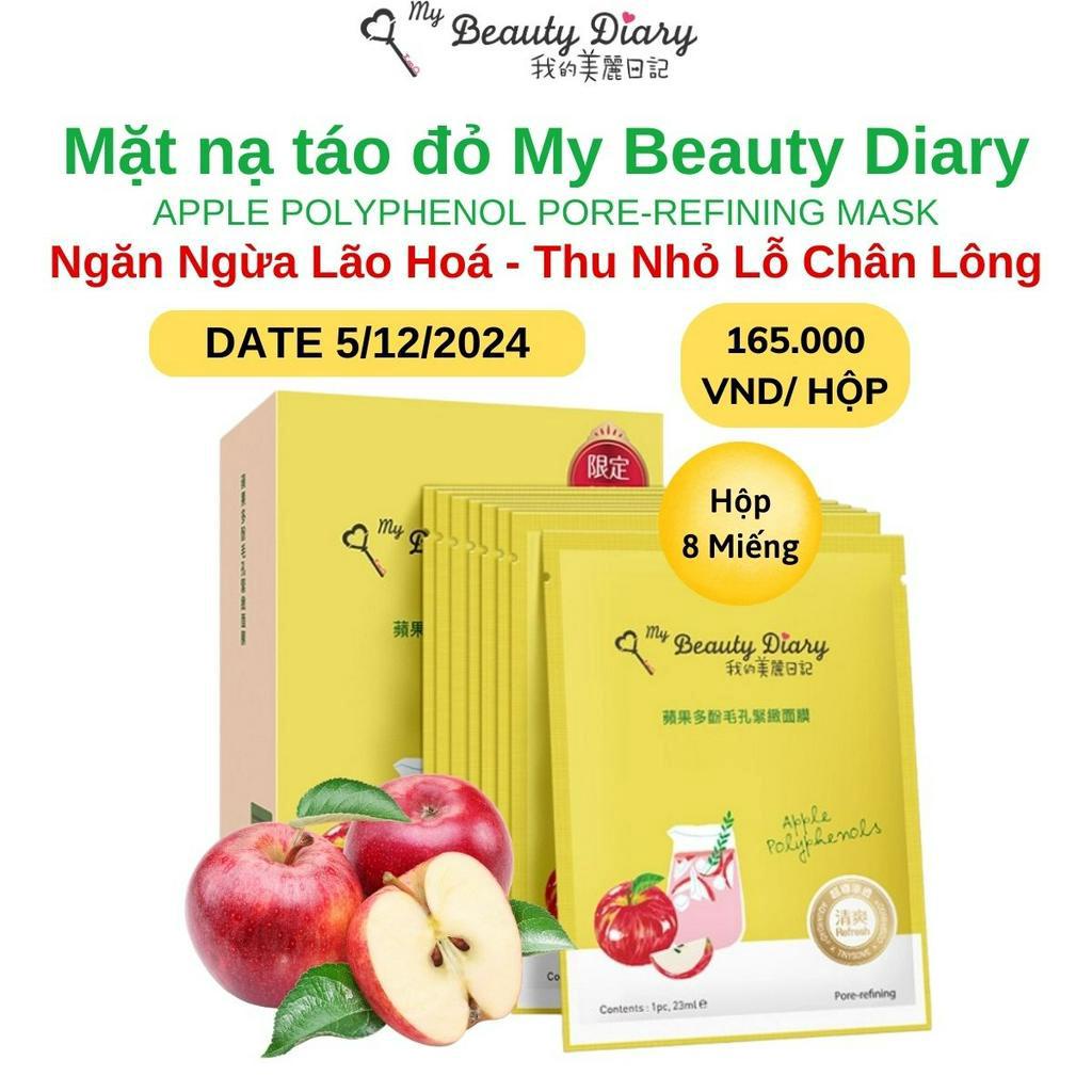 Hộp 8 miếng mặt nạ My Beauty Diary Chính hãng Đài Loan các loại ＊AramoMart＊