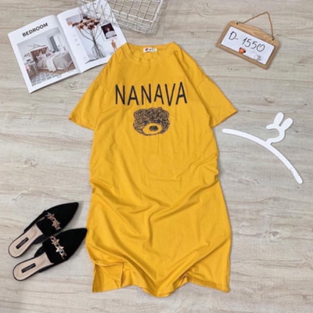 Váy xuông gấu nanava - Đầm xuông from rộng dáng dài | BigBuy360 - bigbuy360.vn