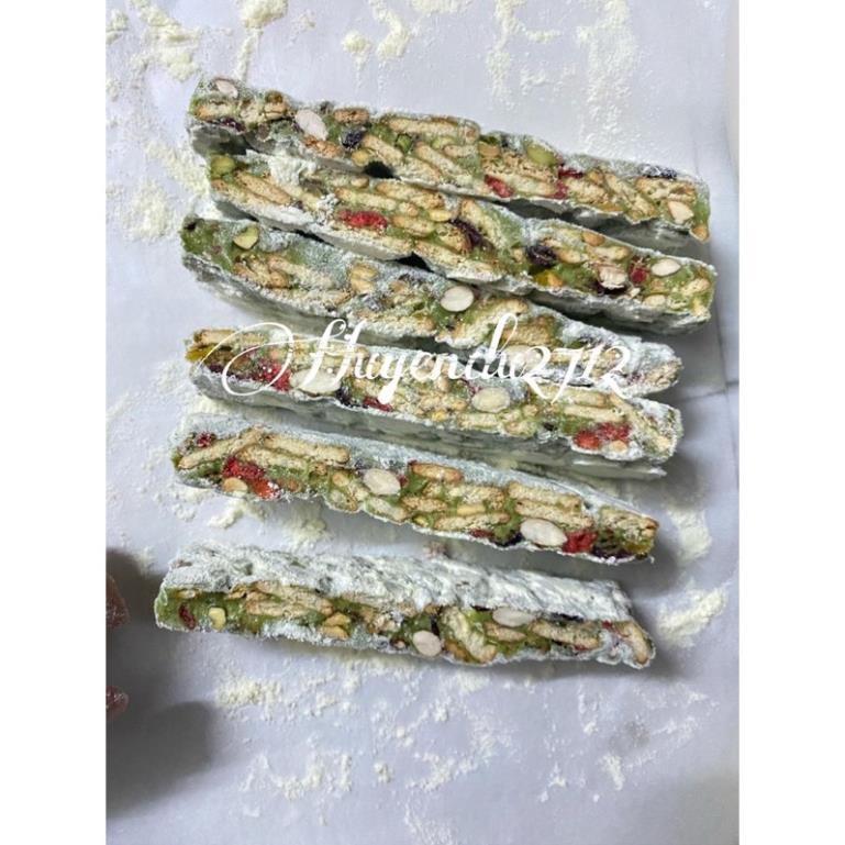 Set nguyên liệu làm kẹo nougat tặng kèm túi đựng (có dâu nguyên quả)