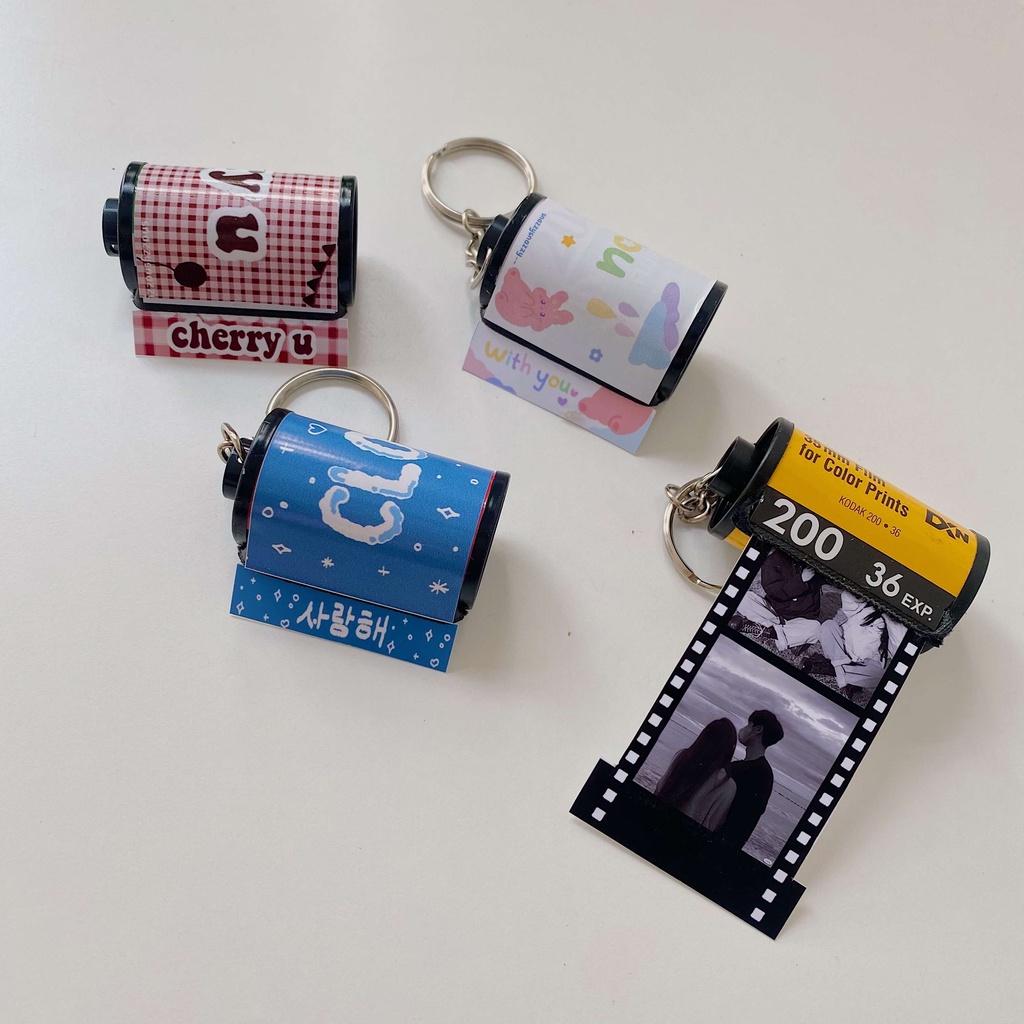 KEYCHAIN / MÓC KHÓA CUỘN PHIM HÌNH THEO YÊU CẦU