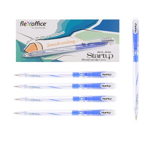 Hộp 20 Cây Bút Bi Flexoffice Startup Fo-039/Vn - Mực Xanh