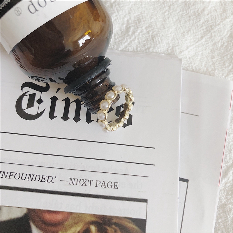 Nhẫn nữ thiết kế đơn giản phong cách Hàn Quốc