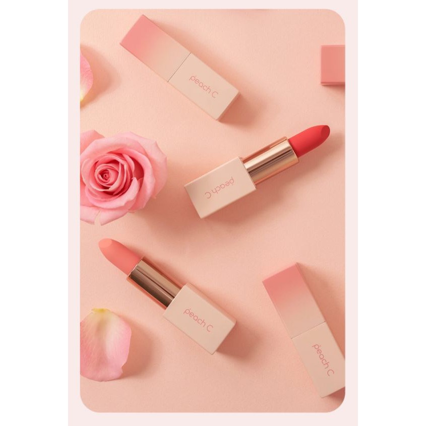 [BLOSSOM EDITION] Son thỏi siêu lì Peach C Blossom Edition Easy Matte Lipstick 3.6g