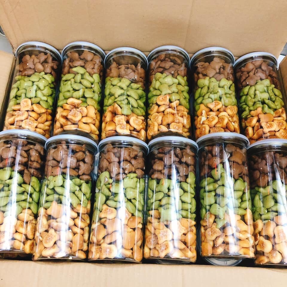 Bánh Gấu mix 3 Vị thơm ngon hũ 420g_trathaomocsi