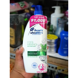 Dầu gội bạc hà mát rượi Head and Shoulder (Việt Nam) (850ml)