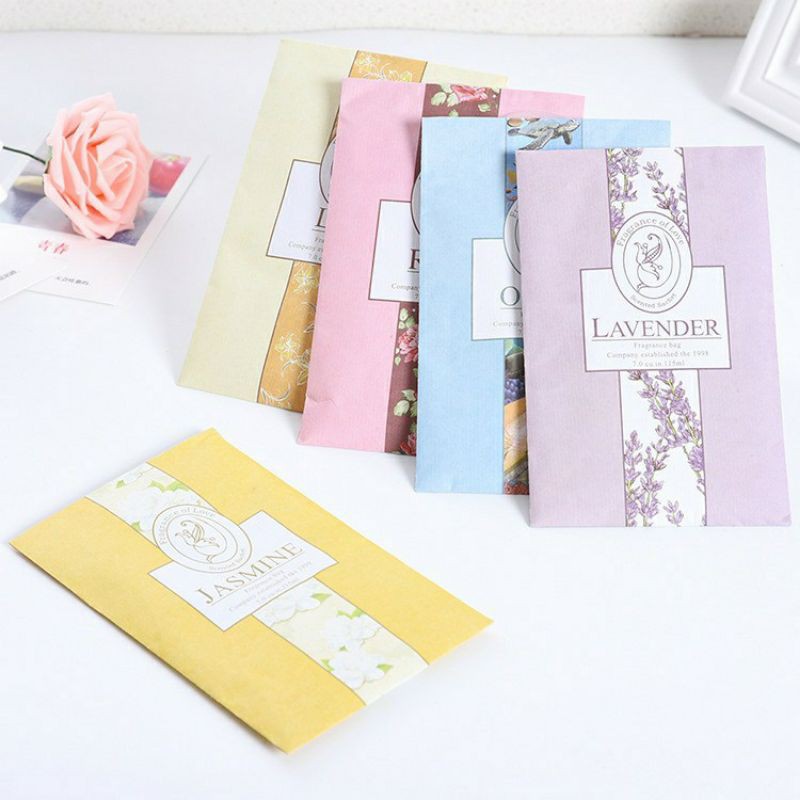 Túi thơm hương thảo mộc có móc treo để tủ quần áo
