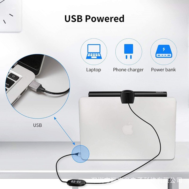 Thanh Đèn LED USB Gắn Màn Hình Máy Tính Có Thể Điều Chỉnh Độ Sáng