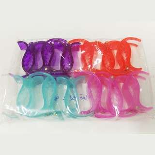 Sỉ 12 cào tóc 3 răng, cặp tóc, kẹp tóc - Nhiều màu