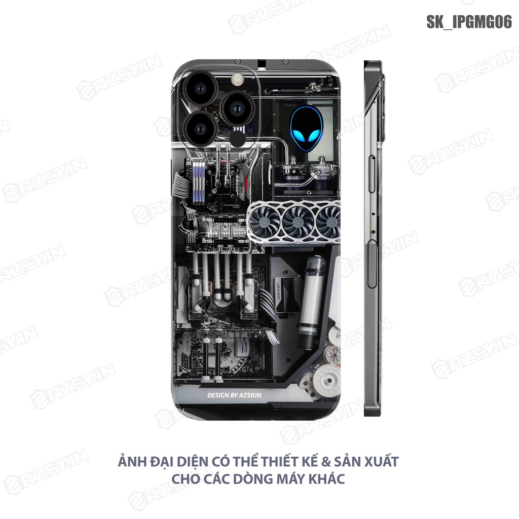 Miếng Dán Skin 3M Hình Game Dành Cho IPhone 7/14 Pro Max |SK_IPGMG06| Hình In Sắc Nét, Bền Màu, Chống Xước Lưng Viền