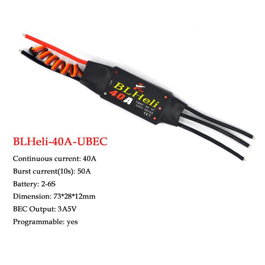 Động Cơ Không Chổi Than ESC 12A 20A 30A 40A 50A 60A 80A Cho Drone Điều Khiển Từ Xa