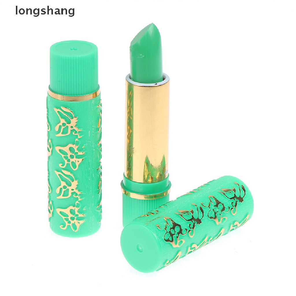 Set 2 son môi màu xanh lá đậm lâu trôi kèm bút kẻ viền môi