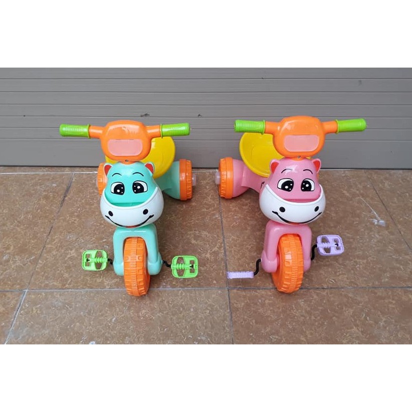 [NHẬP TOY30K] Xe đạp 3 bánh có nhạc + đèn + gấp gọn