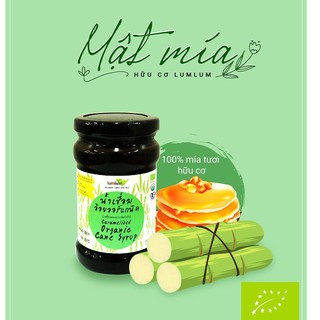 Mật mía hữu cơ 260ml Lumlum Organic Cane Syrup