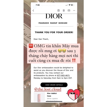 Vỏ Case Son Dior Addict Pink Cannage mới nhất💖